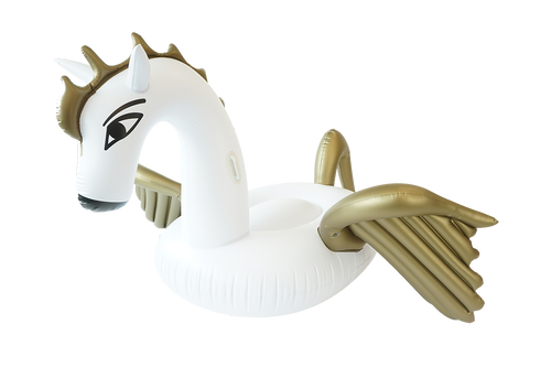 SunFloats Inflatable Pegasus Gold Pool Floats