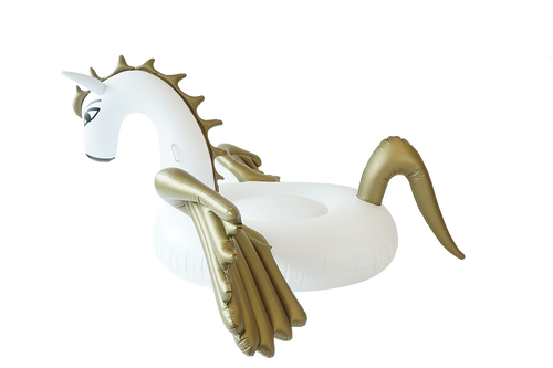 SunFloats Inflatable Pegasus Gold Pool Floats