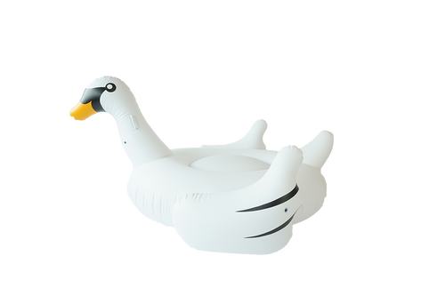 SunFloats Inflatable White Swan Pool Floats